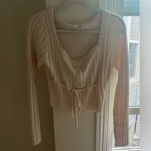 Long Sleeve Square Neck Top